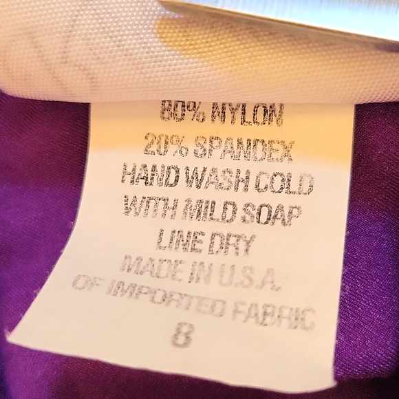 Athletic dance/gymnastics purple shorts - Picture 3 of 4